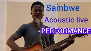 Sambwe macoustic live performance acoustic night [upl. by Einon]