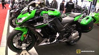 2016 Kawasaki Ninja 1000 ABS  Walkarond  2016 Montreal Motorcycle Show [upl. by Yerak43]