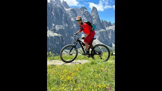 Dolomites Sellaronda MTB clockwise loop part 1 [upl. by Marka]