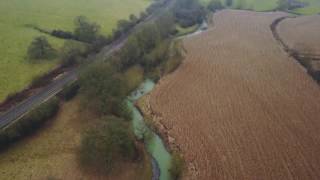 Dji Mavic Pro Video Footage 4K River Evenlode Chadlington Oxfordshire [upl. by Nevada]