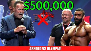 Did Arnold Schwarzenegger Just Declare War on the Mr Olympia [upl. by Amoakuh808]