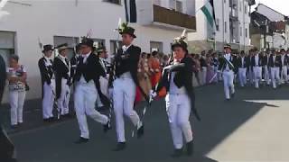 Der Parademarsch beim Schützenfest 2018 in Geseke [upl. by Ecinhoj]