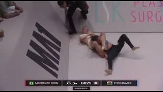 Ffion Davies submits Mackenzie Dern at CJI [upl. by Wolram478]