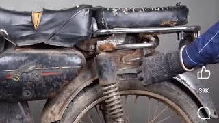 1970 HONDA 110CC CLASSIC MOTORCYCLE FULL  RESTORATION MOTORCYCLE [upl. by Rayham]