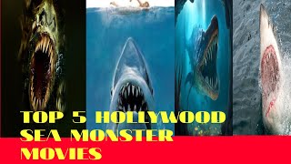 Top 5 Hollywood Sea Monster Movies In Hindi [upl. by Boudreaux]