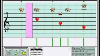 Holiday Road in Mario Paint Composer [upl. by Thormora528]