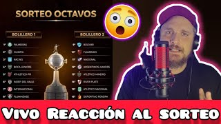 Vivo Y Reaccion sorteo Octavos Libertadores 2023 [upl. by Kindig]