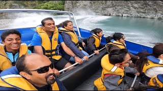 Skipper Canyon Jet Boat trip in Queenstown New Zealand [upl. by Lewert]