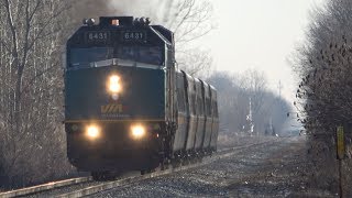 4K Compilation  Railfanning the Windsor and Chatham Subdivisions  January 4th 2019 [upl. by Carin]