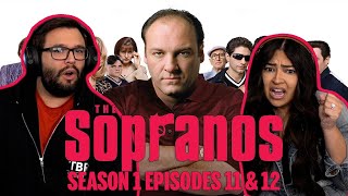 The Sopranos Season 1 Ep 11 amp Ep 12 First Time Watching TV Reaction [upl. by Nahtannoj]