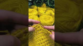 How to knitting sweater design with crochet for beginners shortvideo shortsviral diy [upl. by Mooney]