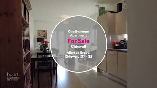 Virtual Viewing of 5 Allerton Grove Chigwell 1 bedroom Flat  Apartment For Sale from haart [upl. by Arrio]