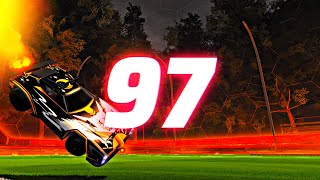 ROCKET LEAGUE INSANITY 97 BEST GOALS FREESTYLE CLIPS [upl. by Akihsay]