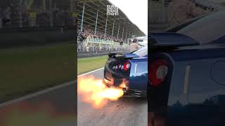 Flame Spitting Nissan R35 GTR  LOUD REVS POPS and BANGS 🔥🔥🔥 [upl. by Hadley288]