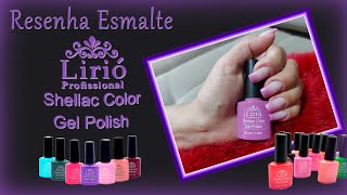 Esmalte em Gel Lírio Resenha [upl. by Aikam]