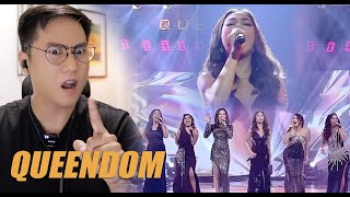 QUEENDOM  Mariane Osabel Birthday Prod  AllOut Sundays  SINGER REACTION [upl. by Arondel45]