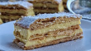 How to make the Best Mille Feuille  Jim Michailidis [upl. by Esiuol219]