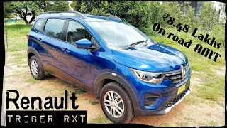 Ultramodular Renault Triber RXT EasyR AMT  4Star Global NCAP Rating  Exterior and Interior [upl. by Eciuqram]