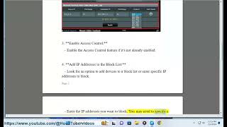 Block specific IP addresses on Asus router block ip on rt ax3000 asus router blocking website [upl. by Alue]