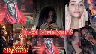 bhool bhulaiyaa 3 majolika mekup tutorial unfrezzmyaccount viralvideo movie bollywood [upl. by Alle]