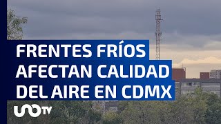 ¿Frente frío ¡Cuidado Empeora calidad del aire en CDMX [upl. by Seerdi]