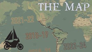 512 years amp 125000km  78000mi on a motorcycle through North amp South America [upl. by Akimas]