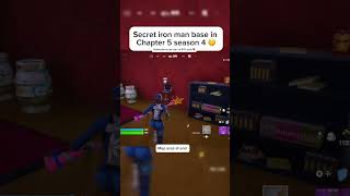 Secret iron man base in ch5 s4🤫 fortnite fortnitememes fortniteclips gaming secret [upl. by Jaylene]