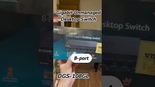 DLink DGS108GL 8Port Gigabit ⚡️ DLINK DGS1008A [upl. by Eilis]