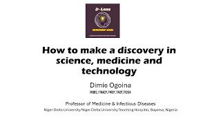 How to make a discovery in science medicine and technology [upl. by Constantine206]