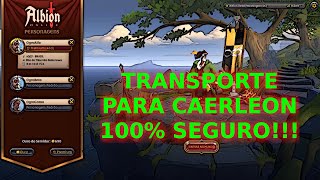 Transporte para Caerleon 100 seguro  Albion Online [upl. by Erasme351]