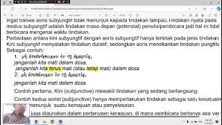 GRAMATIKA DAN SINTAKSIS YUNANI BAB 31 aoris 2 aktif dan medial subyungtif [upl. by Ysnap]