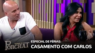 Gretchen conta como começou seu relacionamento com Carlos  Especial de Férias [upl. by Naillimxam]