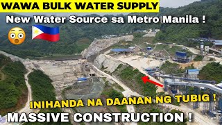 WOW  NEW WAWA BULK WATER SUPPLY  MASSIVE CONSTRUCTION NA   RODRIGUEZ RIZAL TOUR UPDATE [upl. by Aihsened]