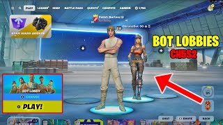 How To Get BOT LOBBIES in Fortnite Chapter 5 Season 3 Bot lobby Tutorial  WITH PROOF [upl. by Larrie]