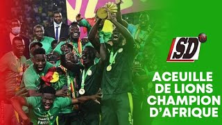 🔴Direct  ACCUEIL DES LIONS DU SÉNÉGAL CHAMPION DAFRIQUE [upl. by Iridissa508]