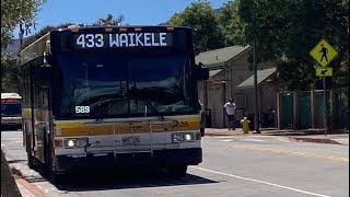 Honolulu TheBus Route 433 Waikele Bus 625 [upl. by Botti136]