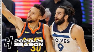 Minnesota Timberwolves vs Golden State Warriors  Full Game Highlights  January 25 2021 NBA Season [upl. by Stets]