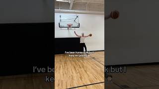 How do I dunk better 🤦🏻 basketball dunk shorts nba [upl. by Edyaj]