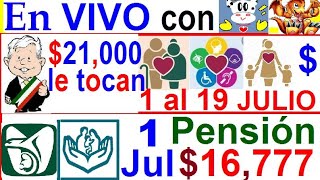 PENSIONES hasta 16777 IMSS ISSSTE AMLO LE TOCAN  21000 Y SIGUEN PAGOS [upl. by Tecu]