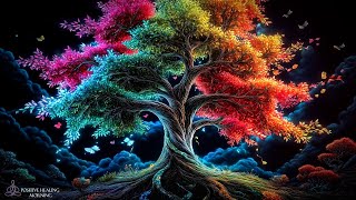 All 7 Chakras Solfeggio Frequencies  Tree Of Life  Aura Cleanse Chakra Balance  Root to Crown 3 [upl. by Neerbas]