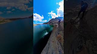 Raw clip from my PR døds cliffjumping dods deathdiving mountains sendit cliff extremesport [upl. by Shreeves]