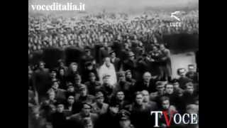 Ultimo discorso pubblico del Duce Benito Mussolini al Teatro Lirico di Milano 16 dicembre 1944 [upl. by Ettezel]