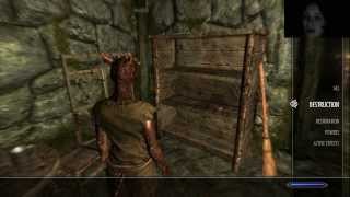 Skyrim Lets Play 004  female Argonian w face cam [upl. by Valerlan965]