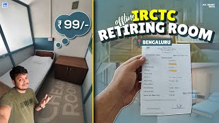 IRCTC Dormitory in Bengaluru  How To Book Railway Retiring Rooms  All About India [upl. by Twelve]