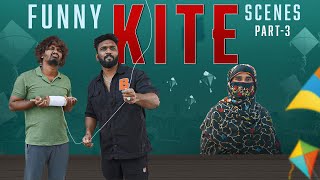 Funny Kite Scenes Part3  Warangal Diaries Comedy Video [upl. by Brok304]