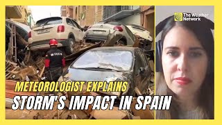 “The Devastation Is Huge” Meteorologist on Storm’s Impact in Spain [upl. by Einomrah]