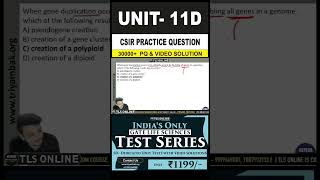 CSIR Practice Question  Unit 11 Evolution and Behavior  Topic D Molecular Evolution [upl. by Violet472]