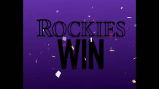 Colorado Rockies OFFICIAL 2024 Win Song [upl. by Yelsehc]