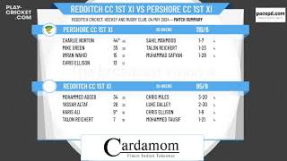 Redditch CC 1st XI v Pershore CC 1st XI [upl. by Verney373]