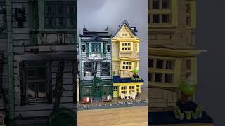 LEGO Diagon Alley all 3 MOCS combined Ministry of Making Ollivanders Harry Potter lego [upl. by Azral624]